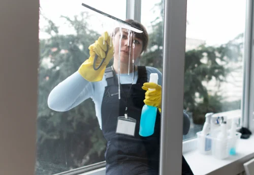 Nettoyage de vitres intérieures et extérieures à Tournavaux